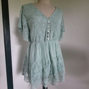 Entro Lace Design blouse/shirt